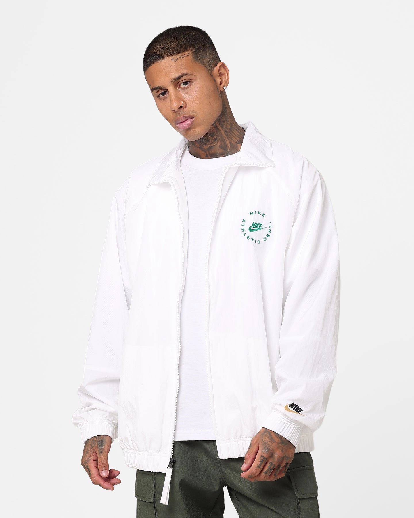 Nike Sportswear Woven Jacket White/Malachite Simple Fit