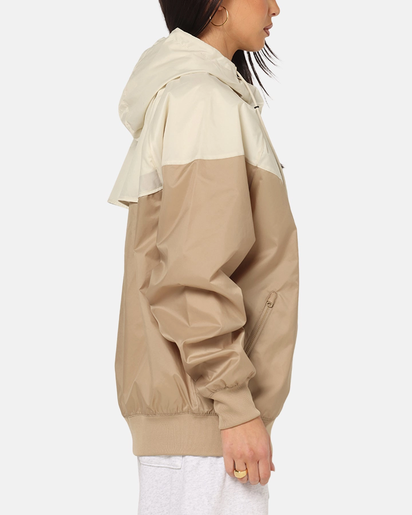 Nike Sportswear Woven Windrunner Jacket Beige/Khaki Overcome