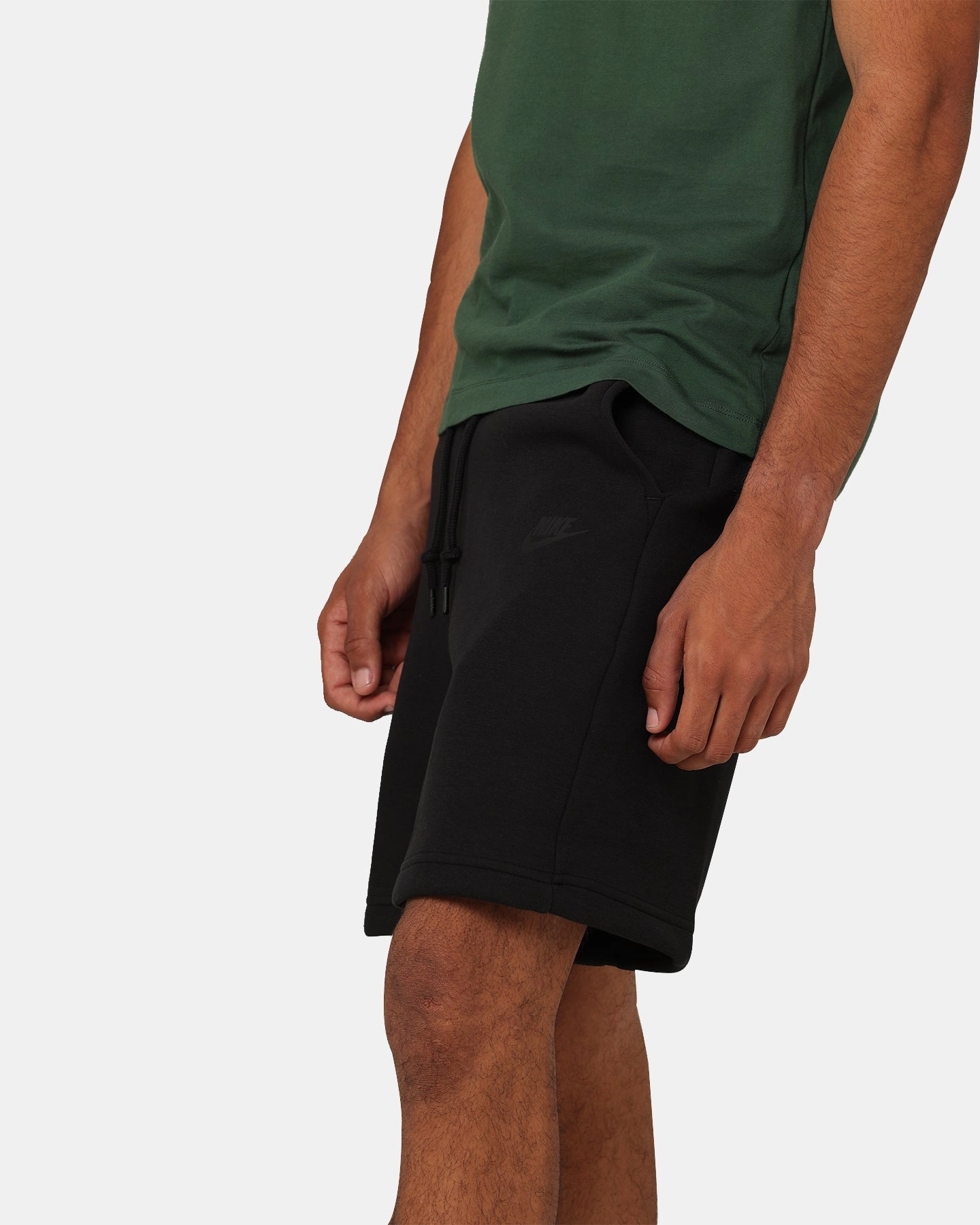 sequined details Fashionable Look Nike Tech Fleece Shorts Black