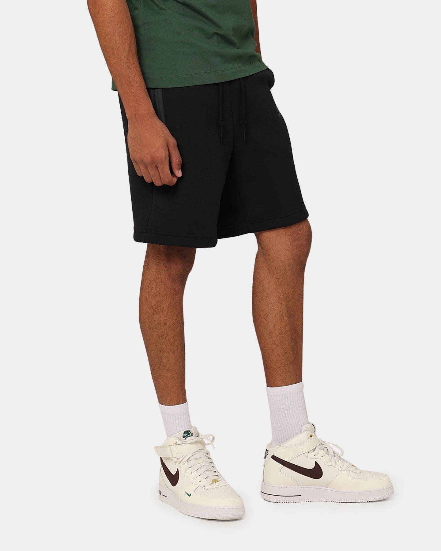 Nike Tech Fleece Shorts Black Work Ready Wool blend