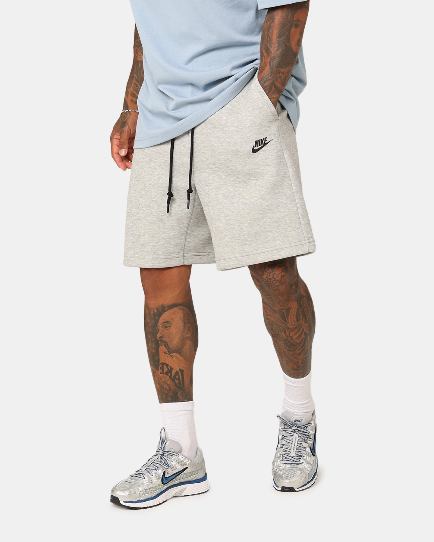 Sustainable Manufacturing Everyday Comfort Nike Tech Fleece Shorts Dark Grey Heather
