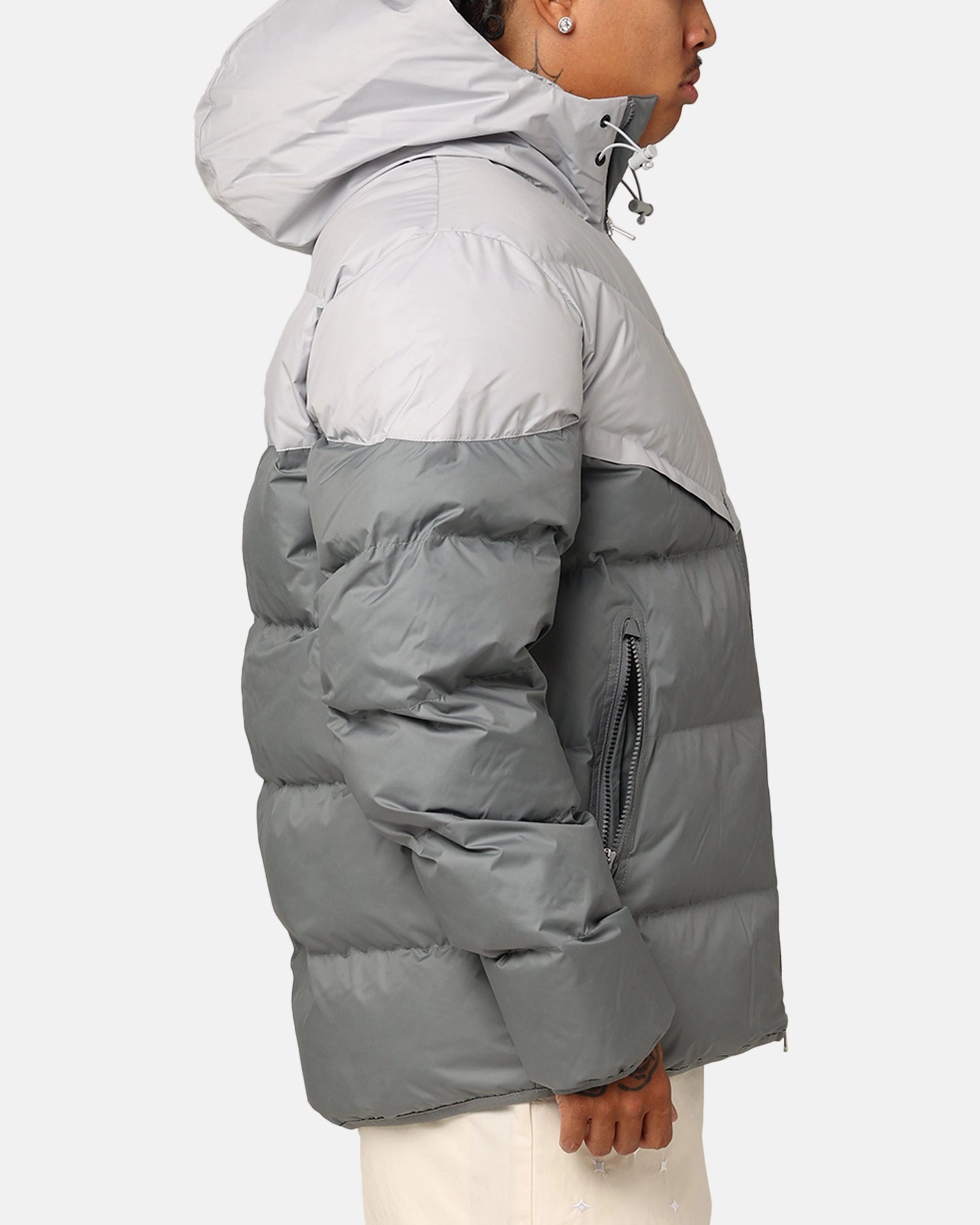 Nike Windrunner PrimaLoft? Storm-FIT Hooded Puffer Jacket Light Smoke Grey Minimal Look
