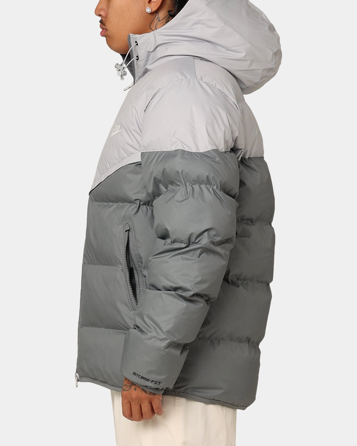 Class adults Nike Windrunner PrimaLoft? Storm-FIT Hooded Puffer Jacket Light Smoke Grey