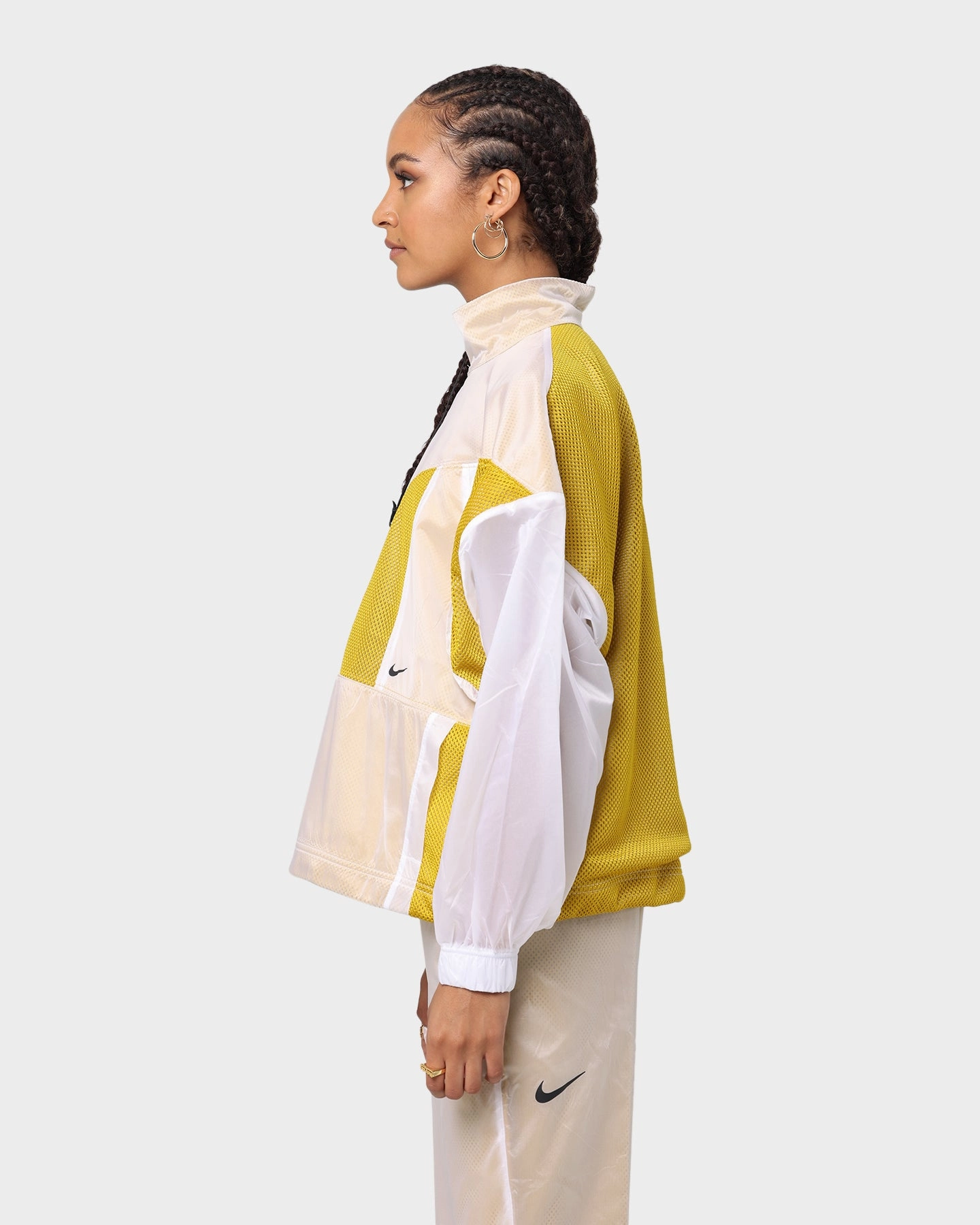 Nike Women's Nike Sportswear Tech Jacket Dark Citron/White city break suitable for theater performances