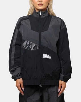 Warm Knit Design Nike Women's Oversized Street Woven Jacket Anthracite/Black