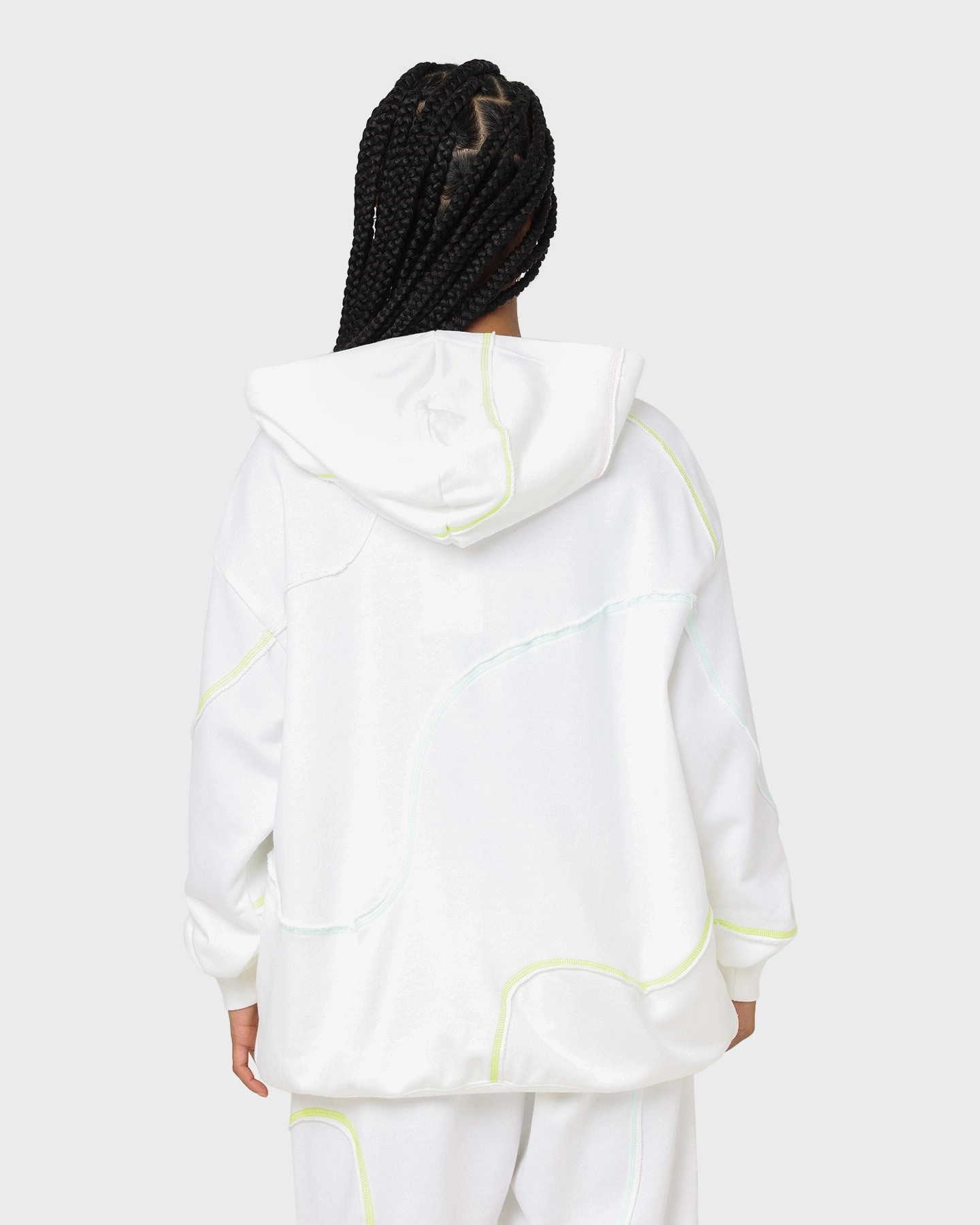 Silk Defend Nike Women's Oversized Swirl Hoodie White
