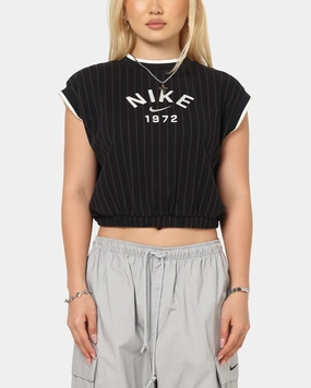 White Street Style Nike Women's Sportswear Loose Knit Tank Brown/Black