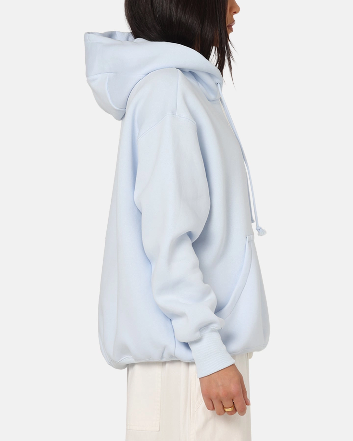 Fashion Vibe Nike Women's Sportswear Phoenix Fleece Oversized Pullover Hoodie Blue