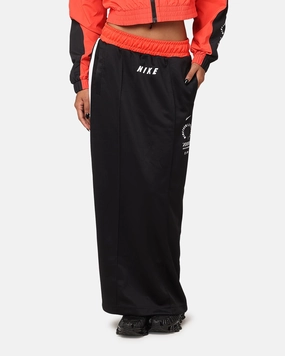 Reinforced Hemline Nike Women's Sportswear PK Skirt Black/Light Crimson/White