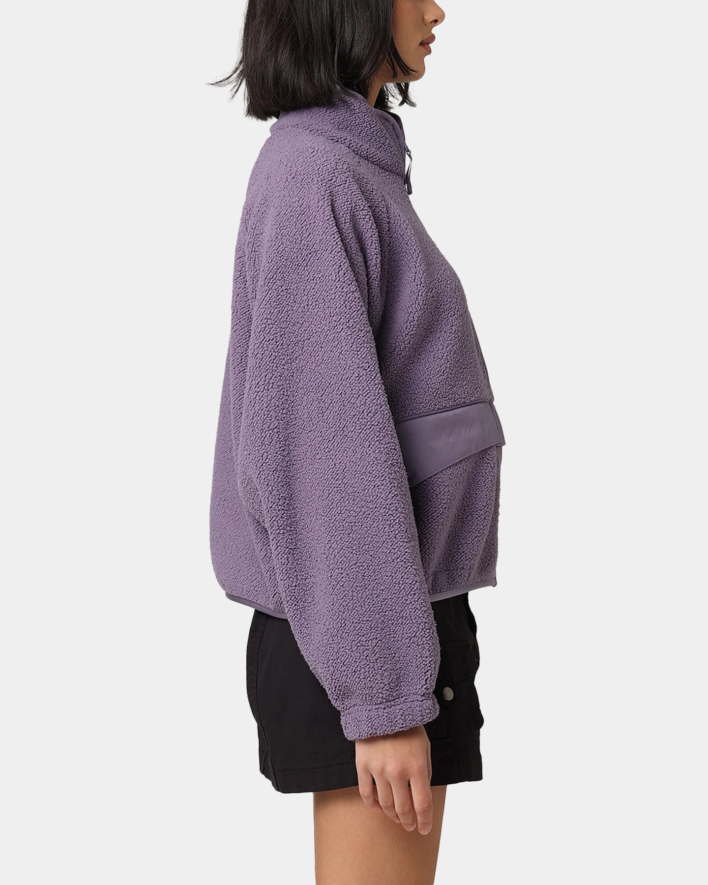 Nike Women's Sportswear Sherpa Jacket Daybreak/Oxygen Purple Method