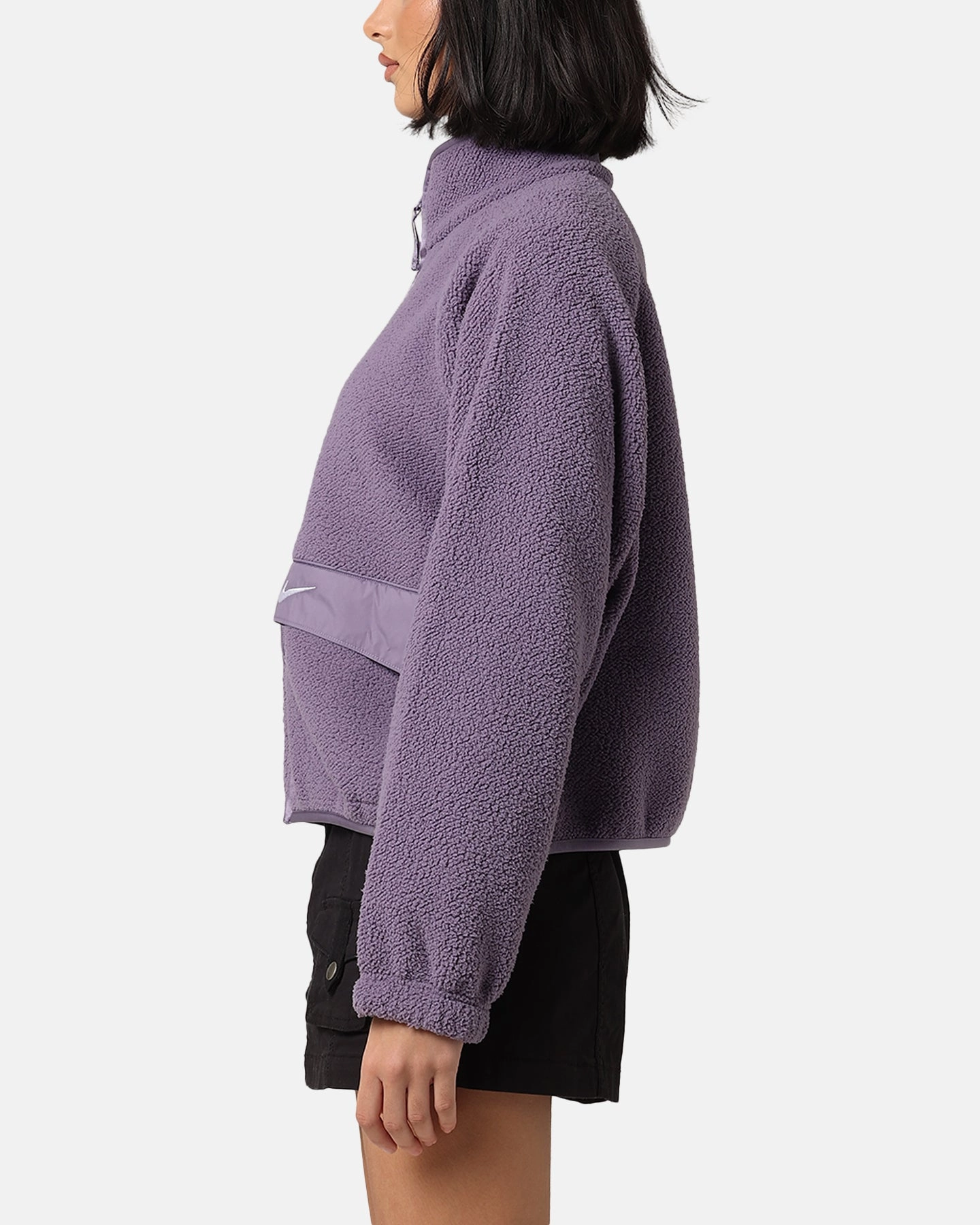 Survive Nike Women's Sportswear Sherpa Jacket Daybreak/Oxygen Purple