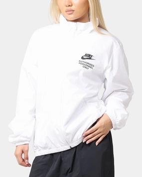 Highlighter Nike Woven Full Zip Jacket White/White/Black