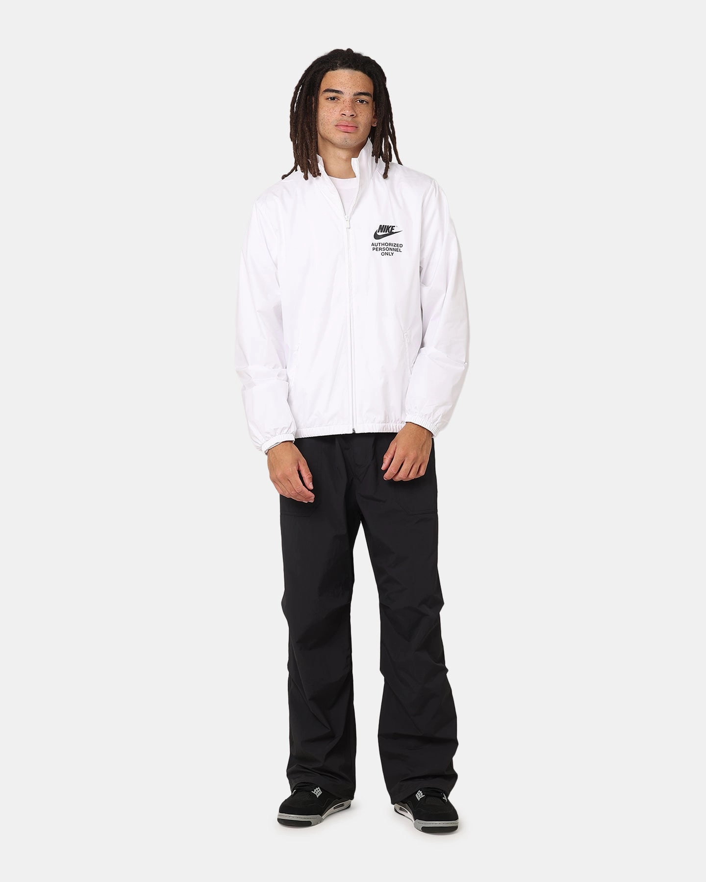 Antiperspirant Nike Woven Full Zip Jacket White/White/Black