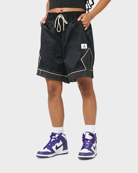 Jordan Women's Essential Diamond Shorts Black/Dark Smoke Grey/Sanddrift garden work Neat Look