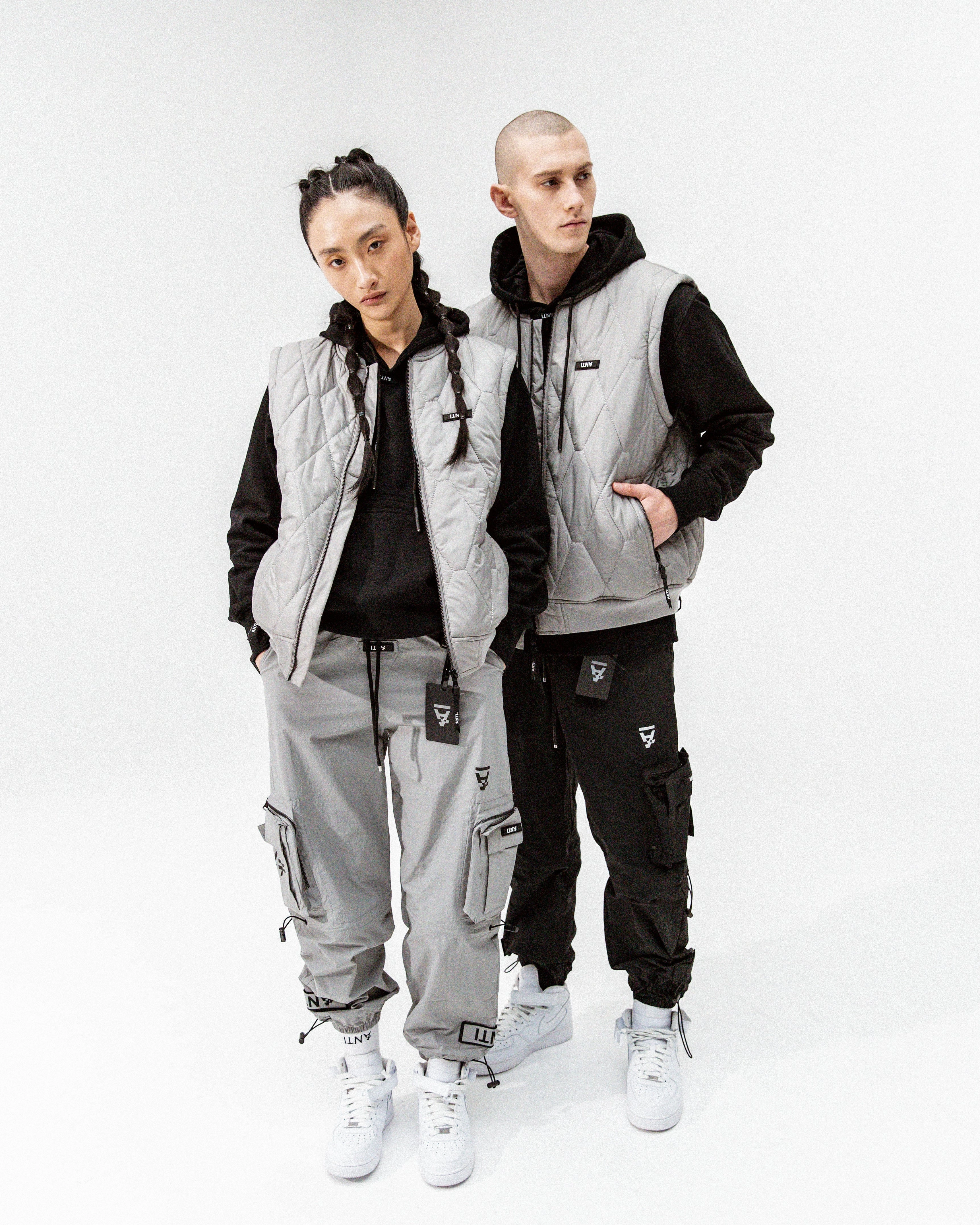 The Anti Order CHKDSK Tactical Vest Ice Grey Bonnet