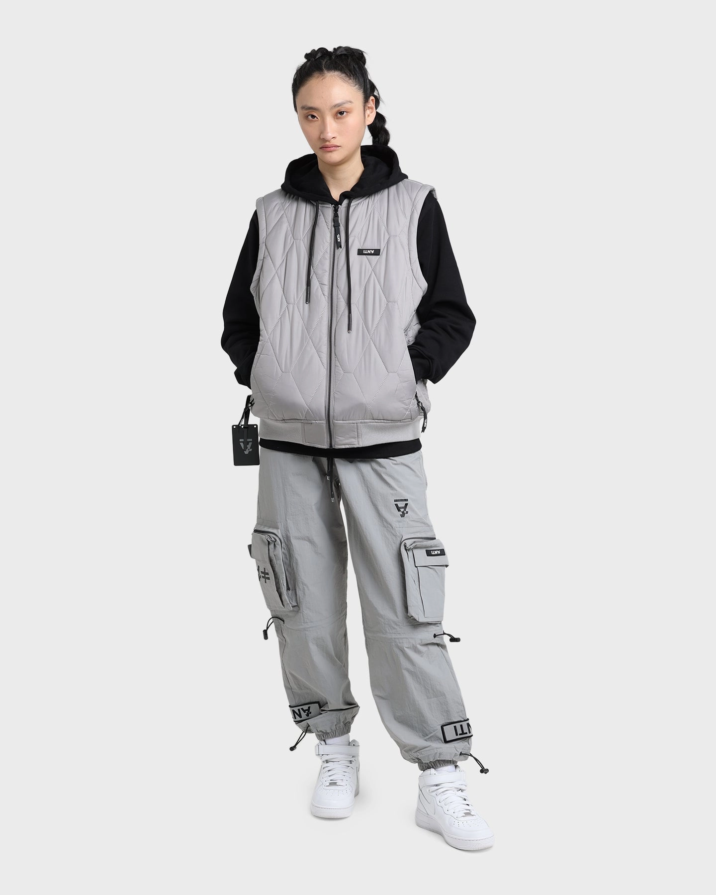 The Anti Order CHKDSK Tactical Vest Ice Grey Ornamental