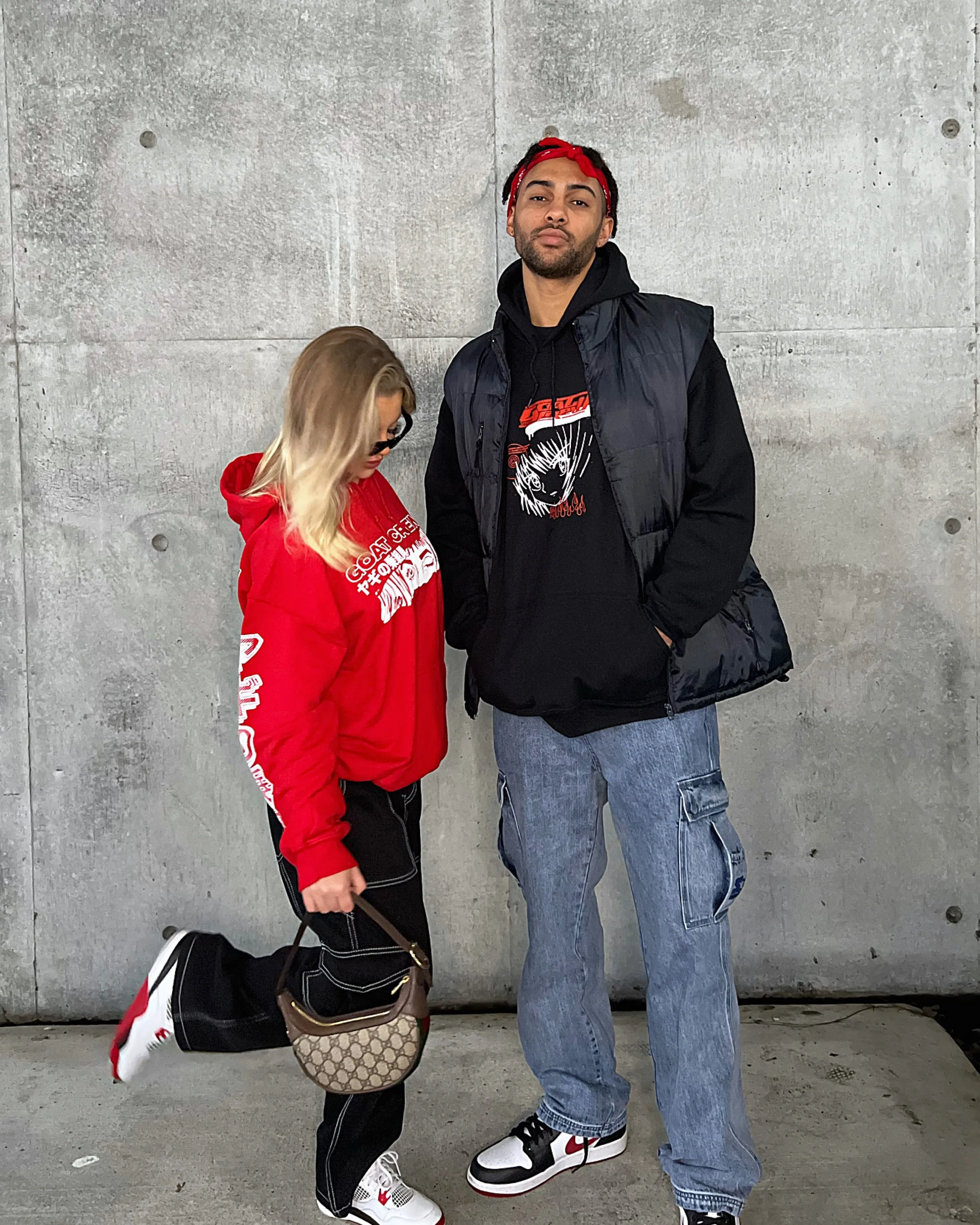 Goat Crew Sapporo Hoodie Black Kinetic Back Ventilation Model