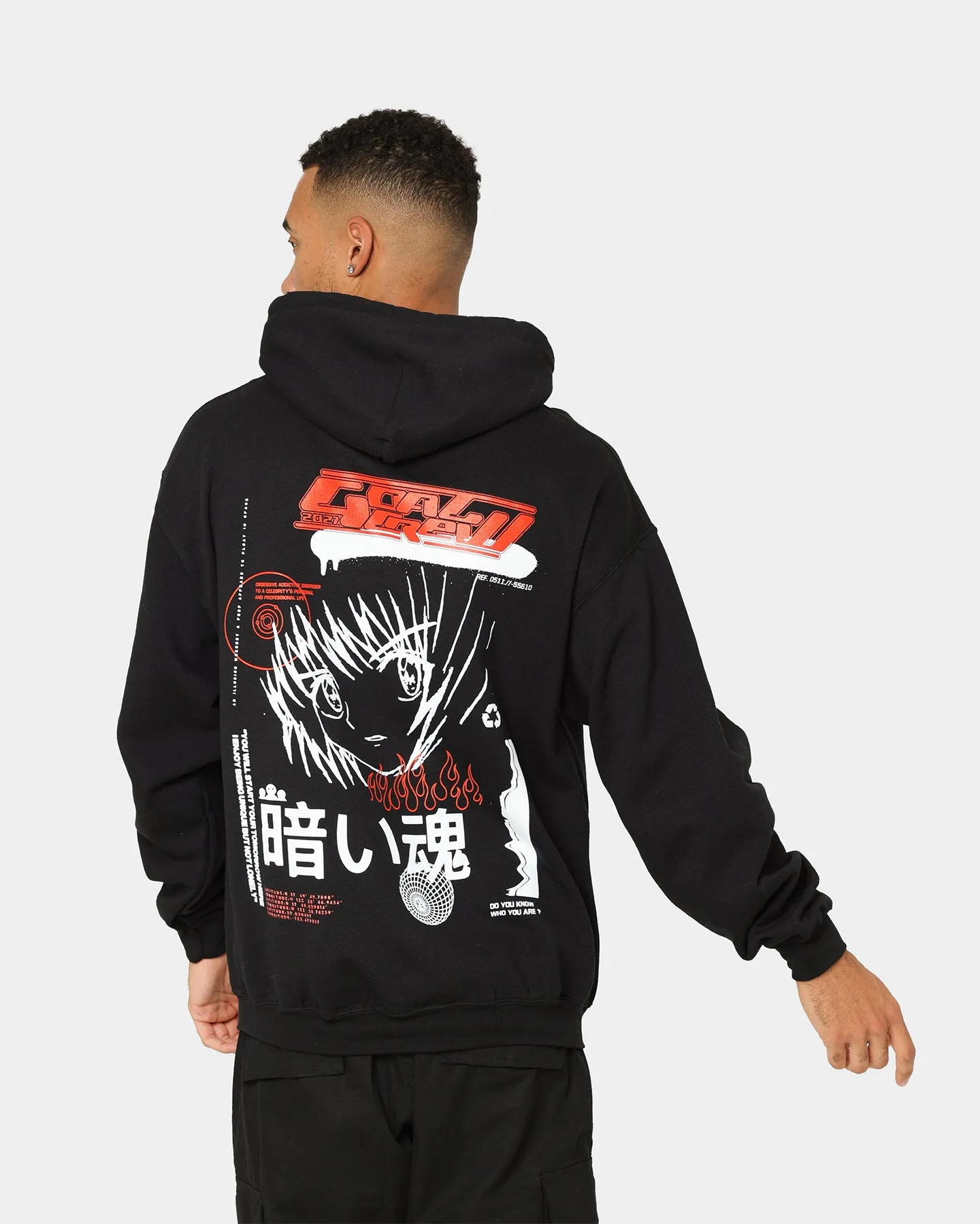 Windproof Jacket Goat Crew Sapporo Hoodie Black