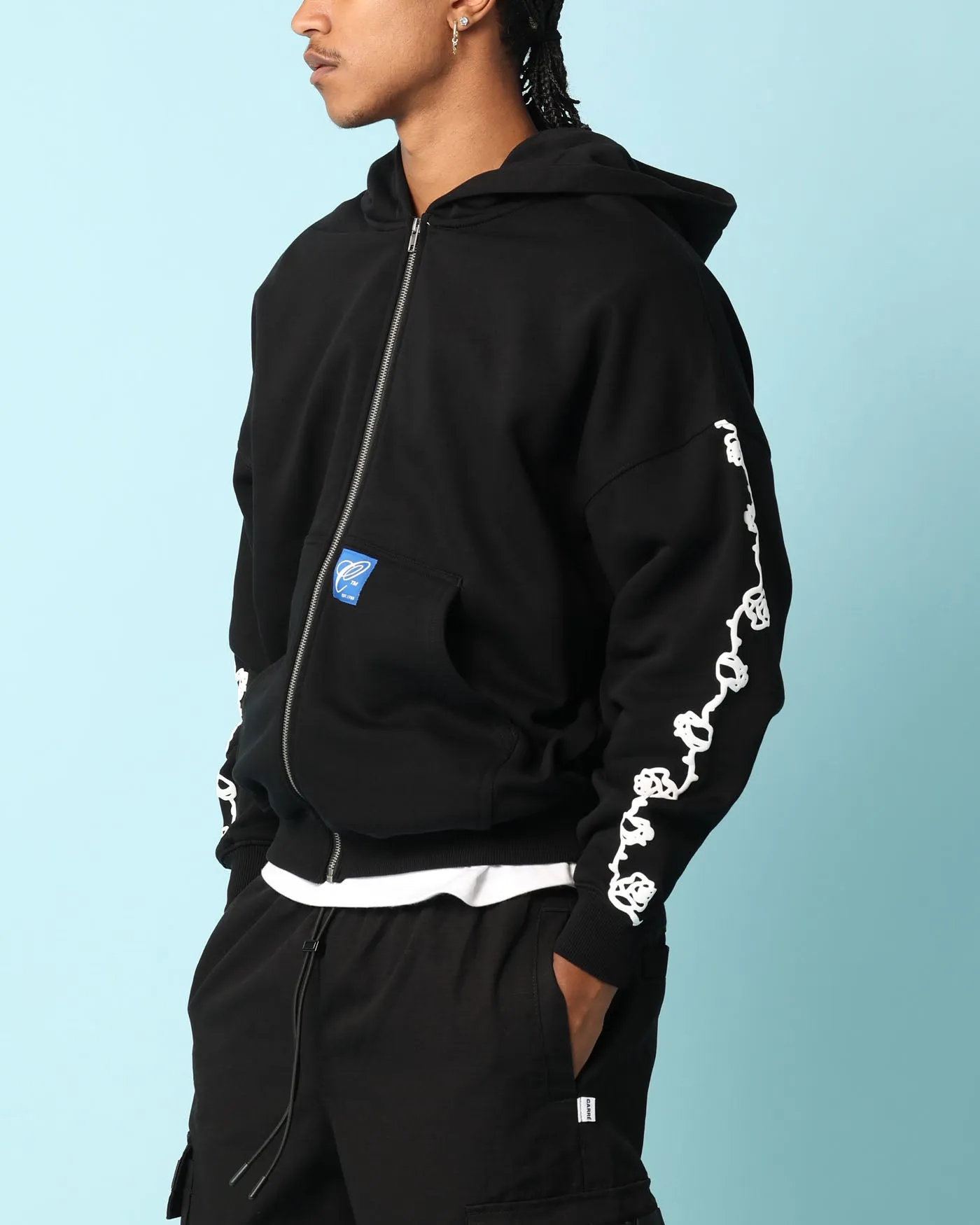ThermalRetention Carr?? Rosebowl Zip Up Hoodie Black
