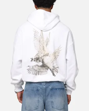 CompressionFit Saint Morta Doves Vintage Hoodie White