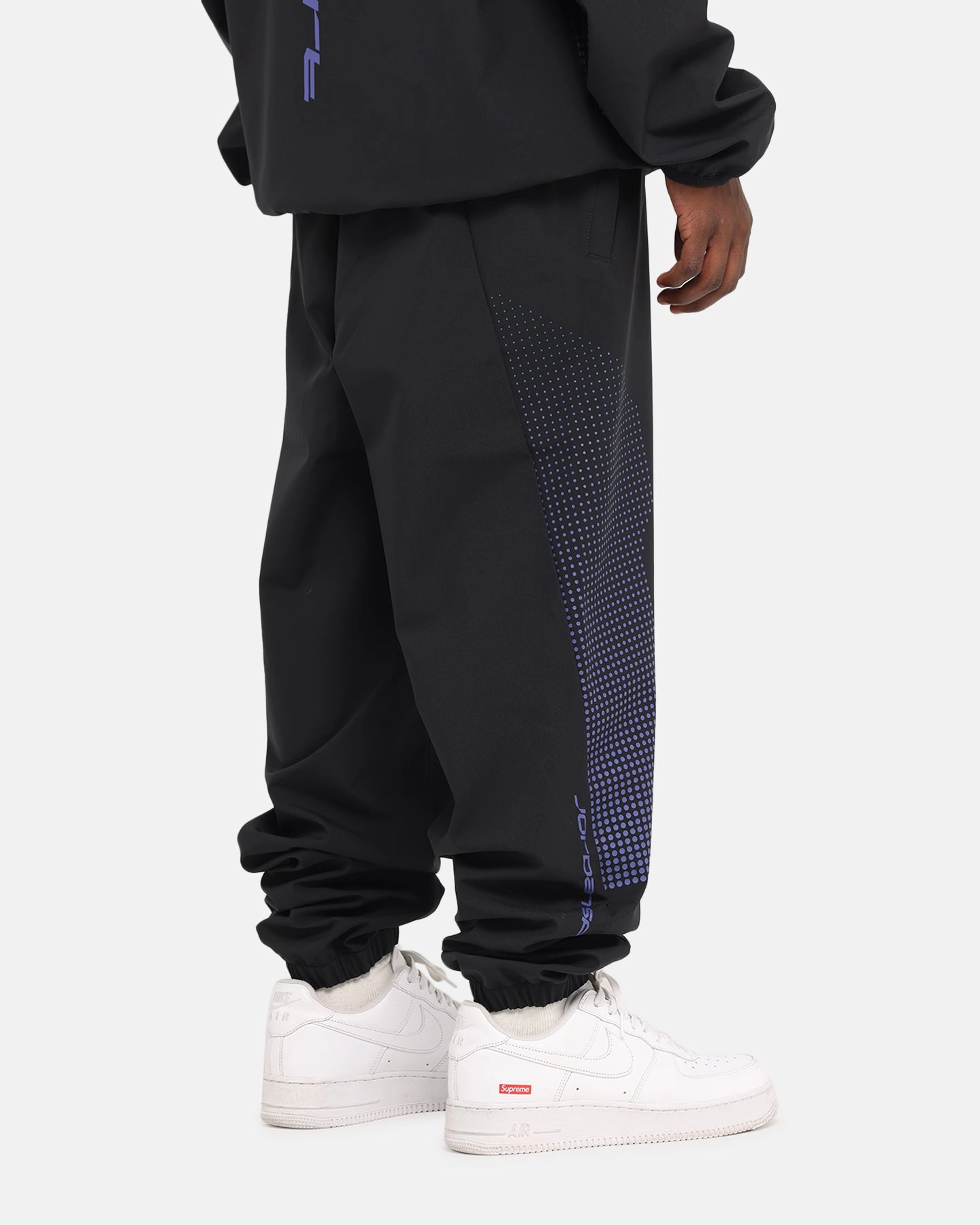 Jordan Sport Jam Warm-Up Pants Black/Purple Thermal Lining Sweat Resistant