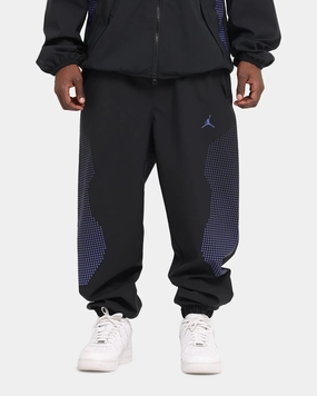 Thermal Lining Layered Panel Design Jordan Sport Jam Warm-Up Pants Black/Purple