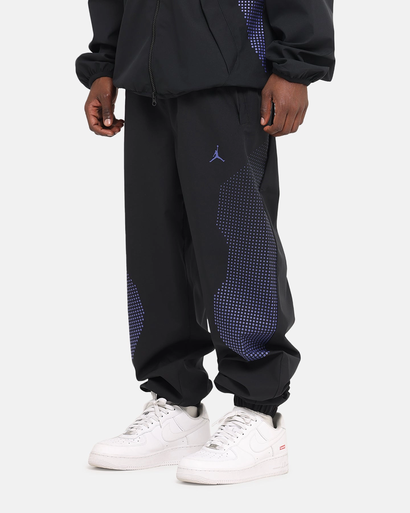 Shape Retention Jordan Sport Jam Warm-Up Pants Black/Purple