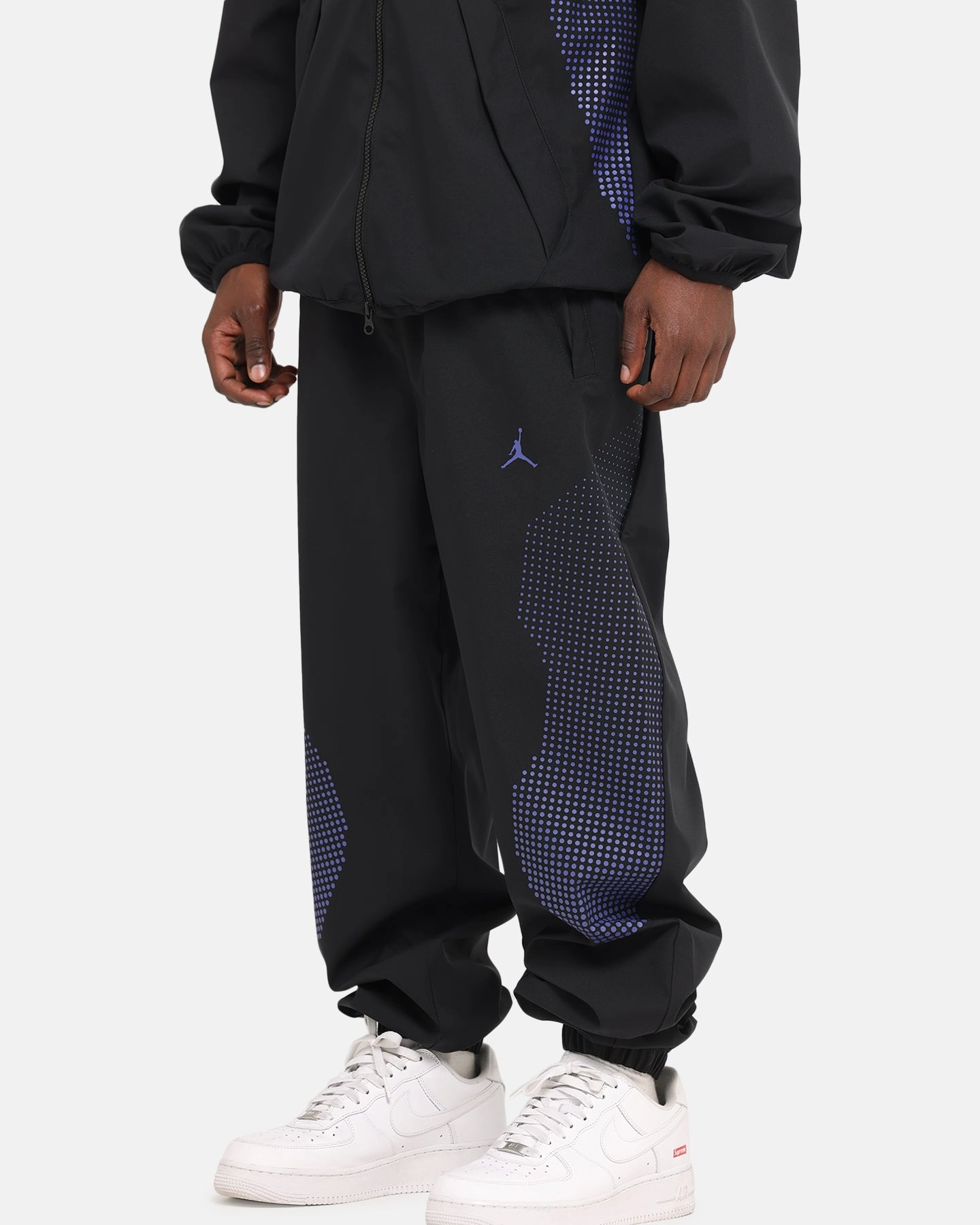 Flowy legs Moisture Wicking Technology Jordan Sport Jam Warm-Up Pants Black/Purple