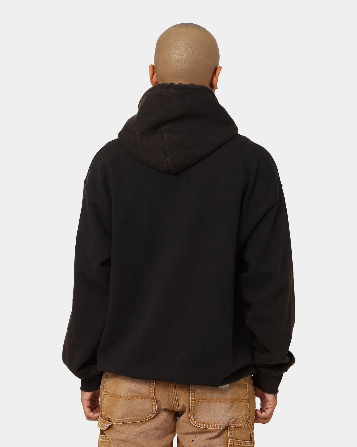 Goat Crew Green Skeleton Hoodie Black Wash window - shopping platform