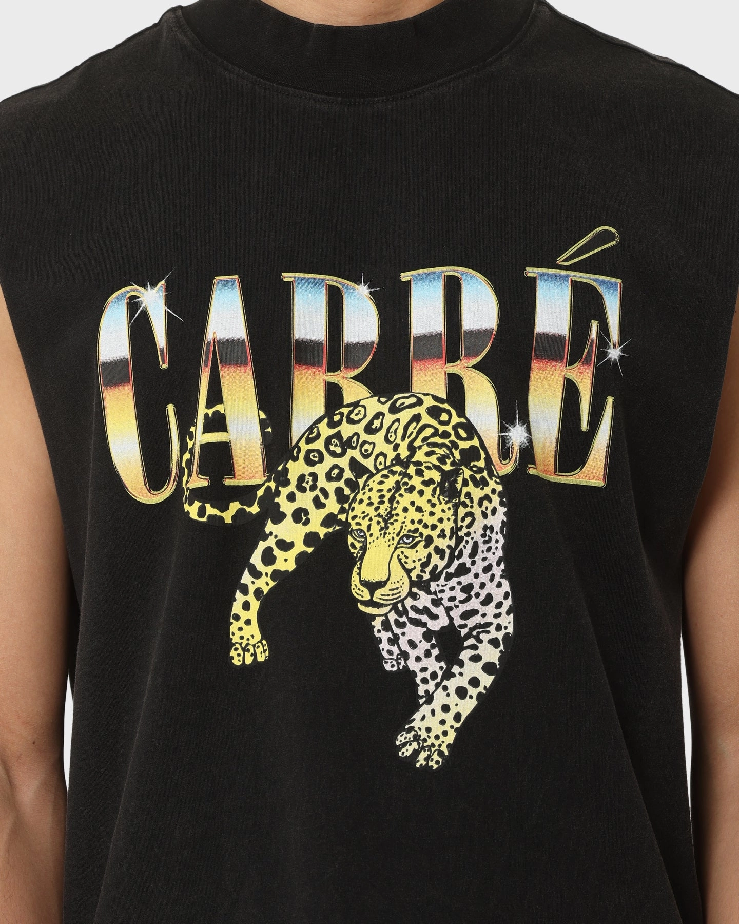 Carr?? Leo Retro Muscle T-Shirt Black OdorResistant All-day style