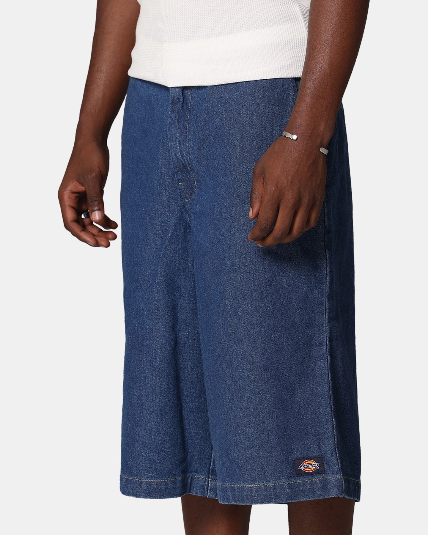 Windproof Design Dickies 13" Loose Fit Multi Pocket Shorts Stone Washed Indigo