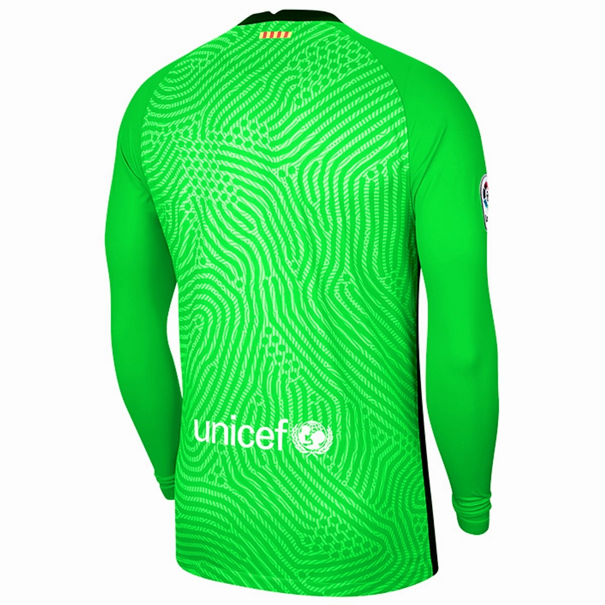 Durable Polyester Blend Durable Blends FC Barcelona goalkeeper Home soccer jersey 2020/21 - Nike