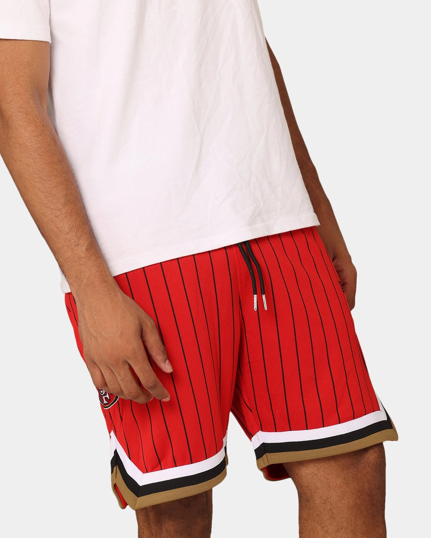 New Era San Francisco 49ers Pinstripe Shorts OTC Ultra Lightweight Build