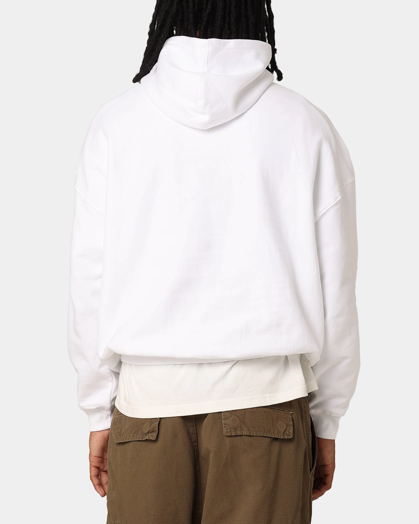 Template Carr?? Arch Oversized Hoodie White