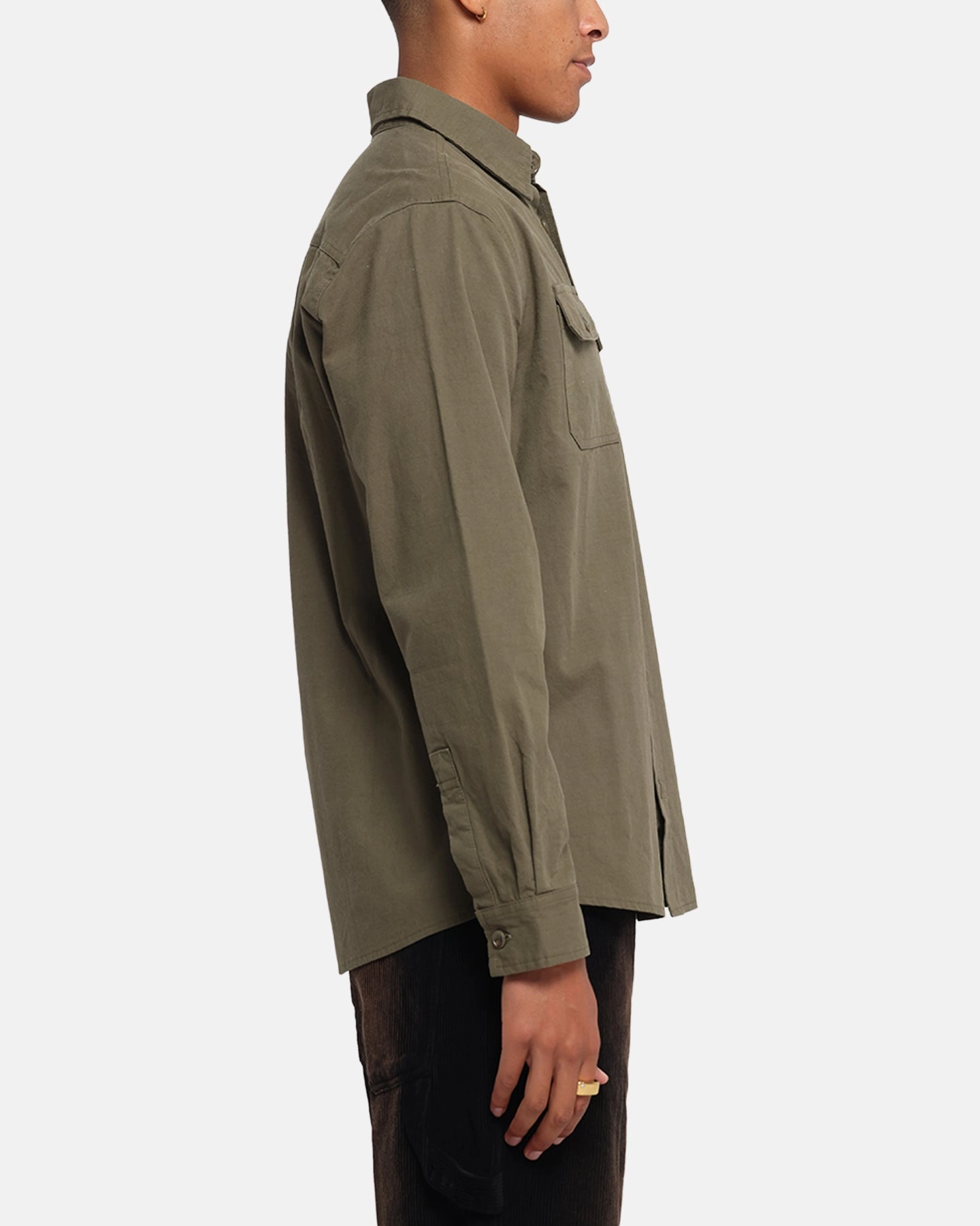 Classic Look XXIII Slub Overshirt Khaki