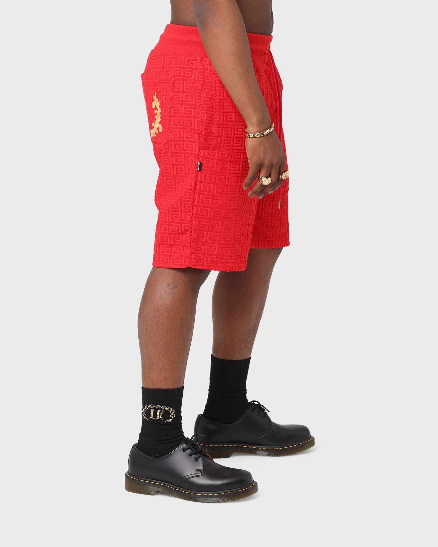 TearResistantBuild RipstopMaterial Last Kings The Throne Sweat Shorts Red