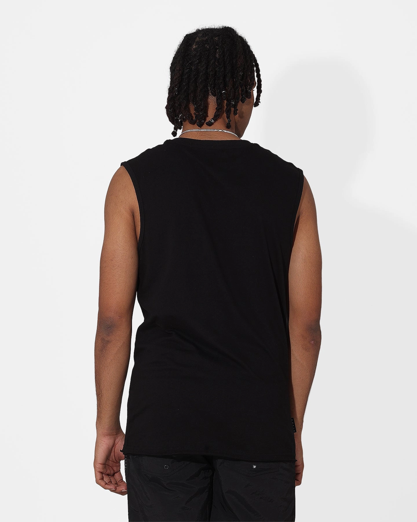 Saint Morta Origins Muscle T-Shirt Black/White Durable Color Retention