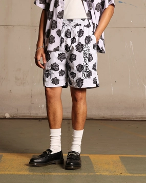 Saint Morta Vintage Rose Beach Shorts White multiple pockets