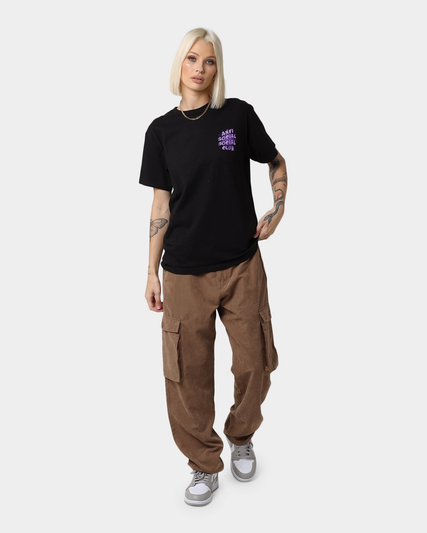 Functional Comfort Ultimate Wear Anti Social Social Club I See Grape T-Shirt Black