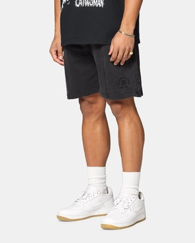 Soft Inner Lining Vintage Look Dreamville Tonal Sweat Shorts Black Wash