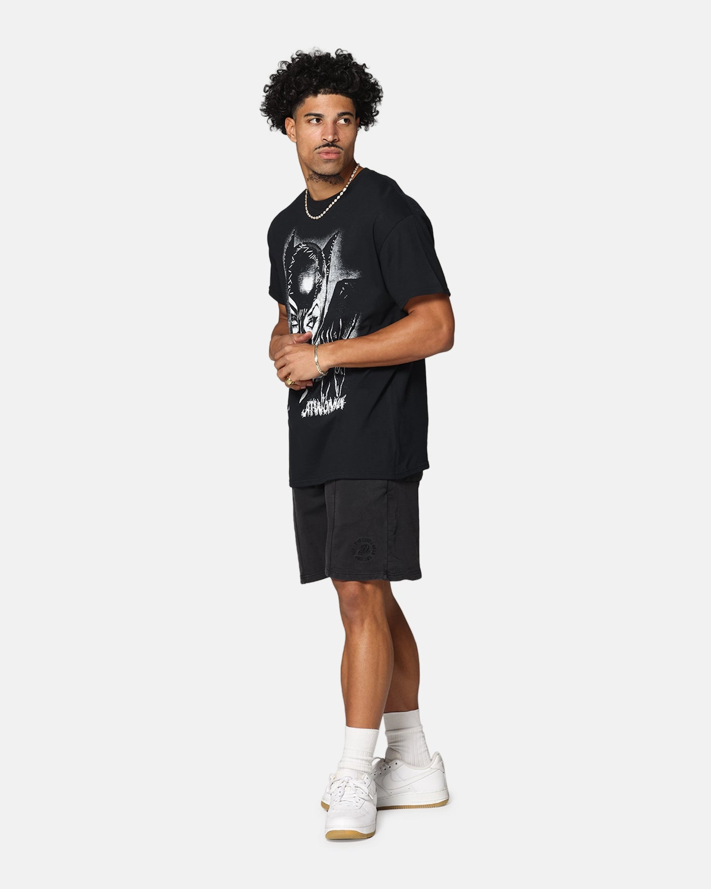 Dreamville Tonal Sweat Shorts Black Wash garden party wear