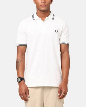 Fred Perry Twin Tipped Polo Shirt Snow AntiFade Technology