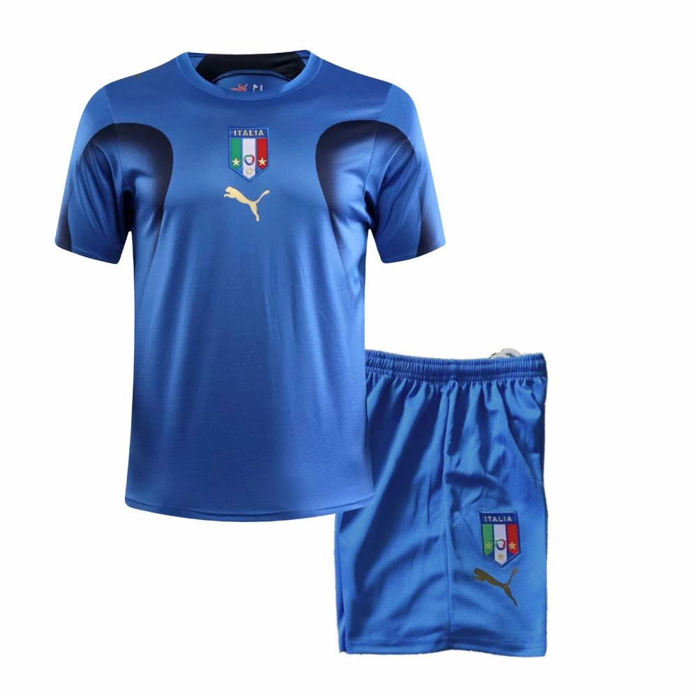 Temperature Regulating Lining Active Performance Italy 2006 Home Jersey Kids Retro Edition