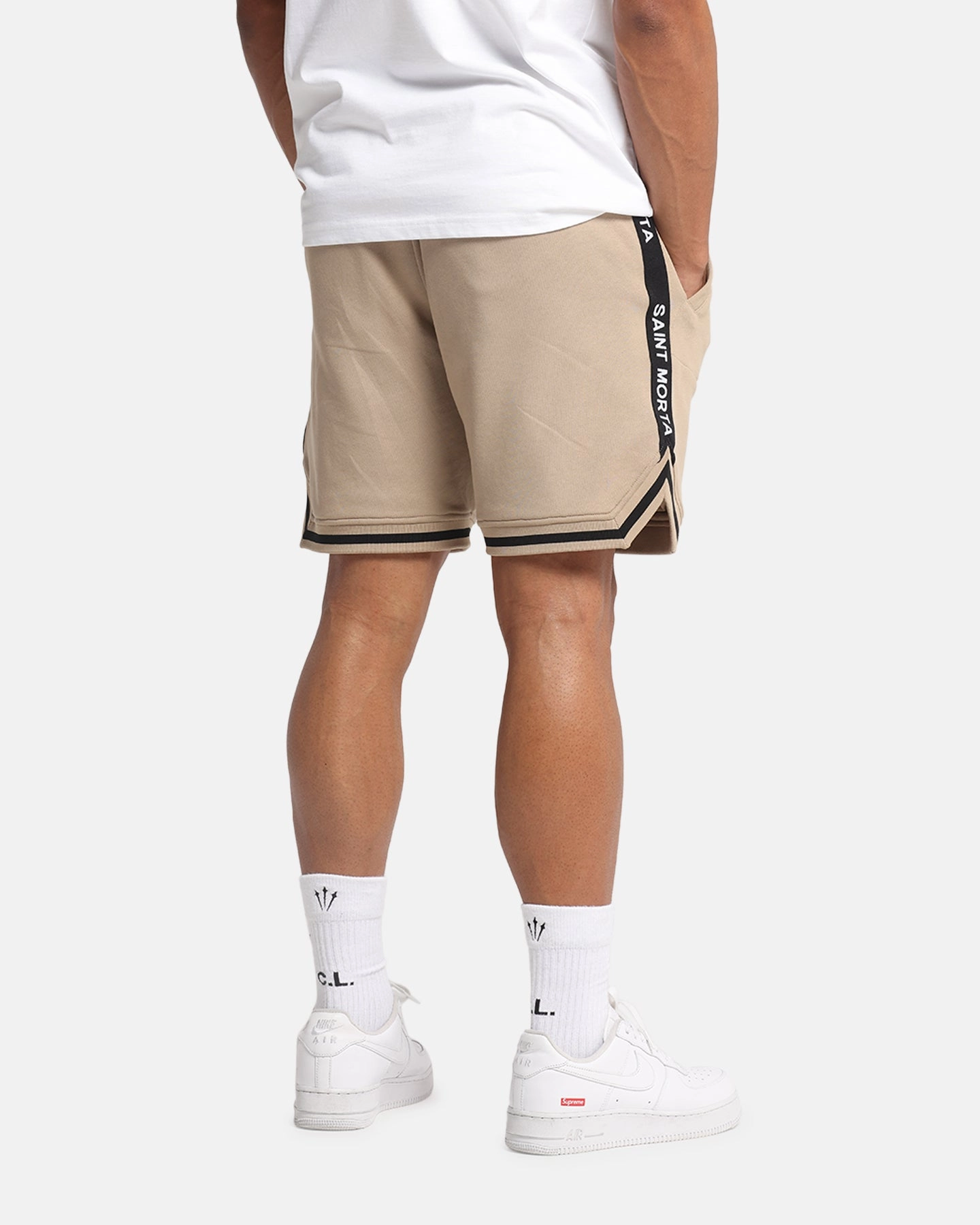 Saint Morta Icon X Fleece Short Stone high - rise