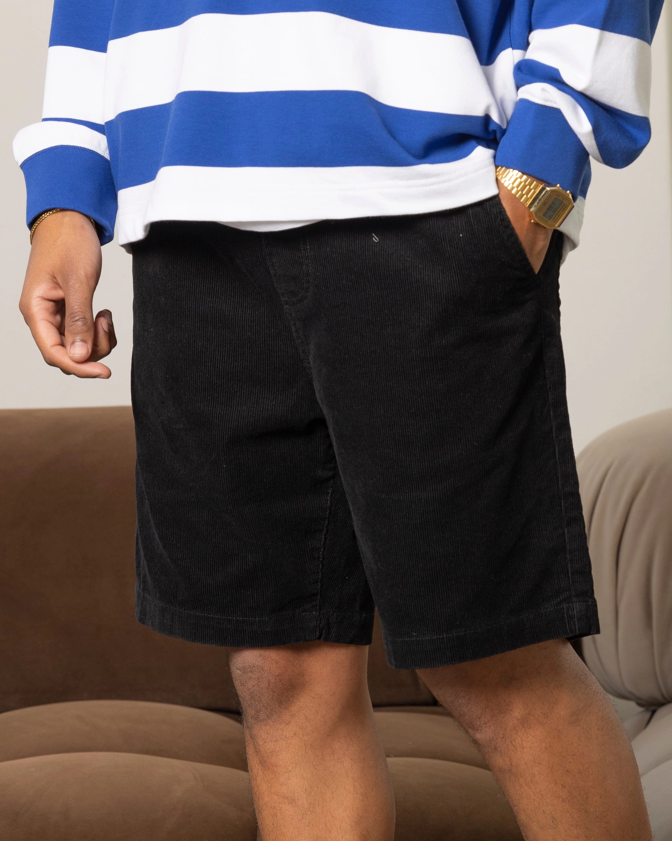 soft fit Carre Daily Shorts Black