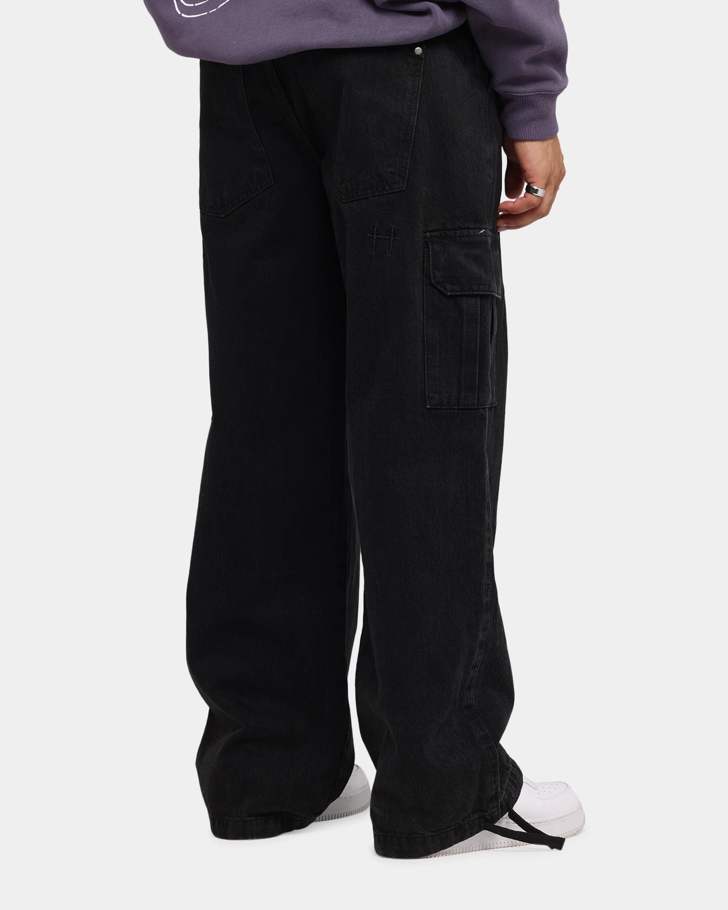 FlexibleMobilityDesign Saint Morta Baggy Cargo Pants Black