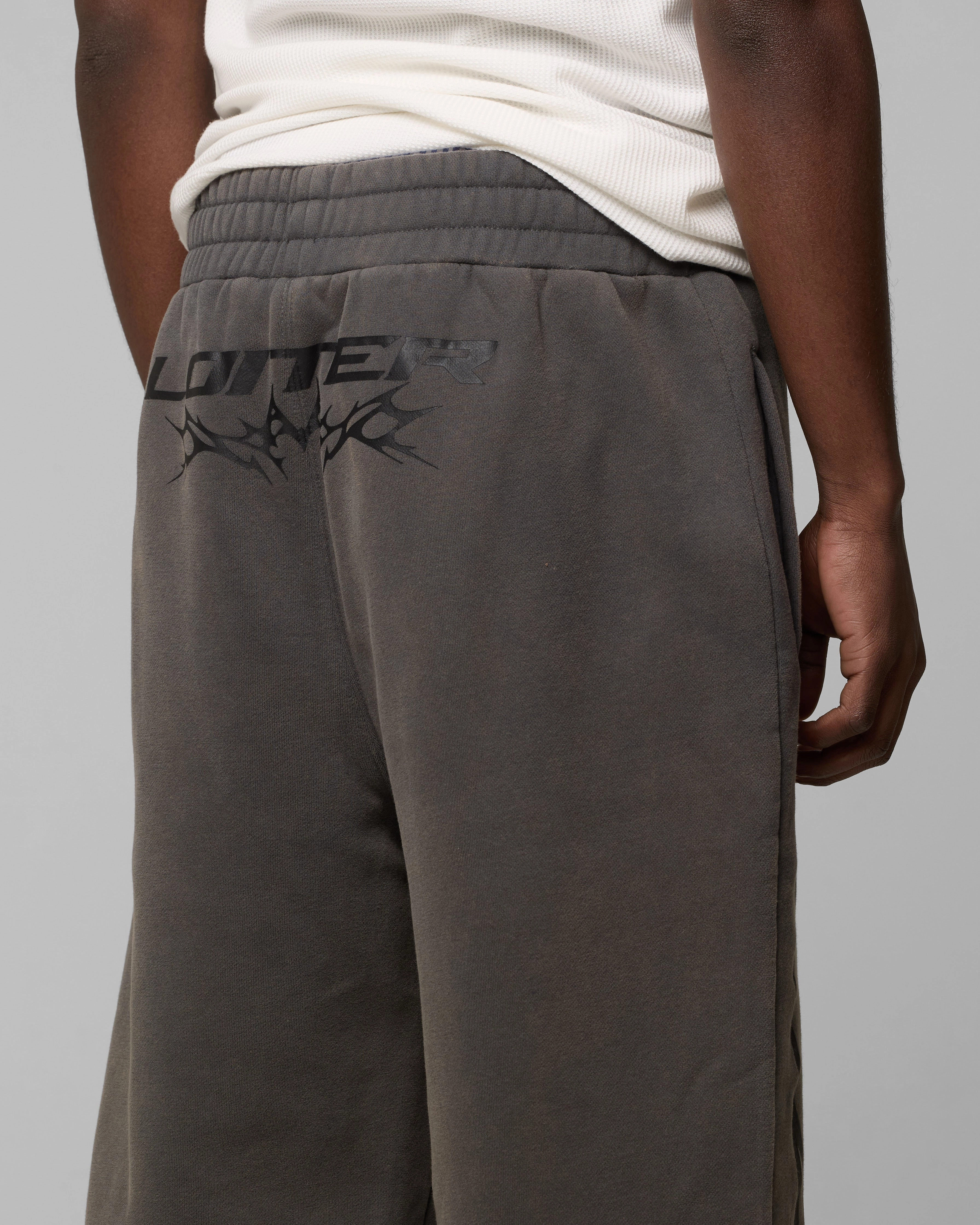 Loiter Cyber Sweat Pants Charcoal Core Ease SustainableManufacturing