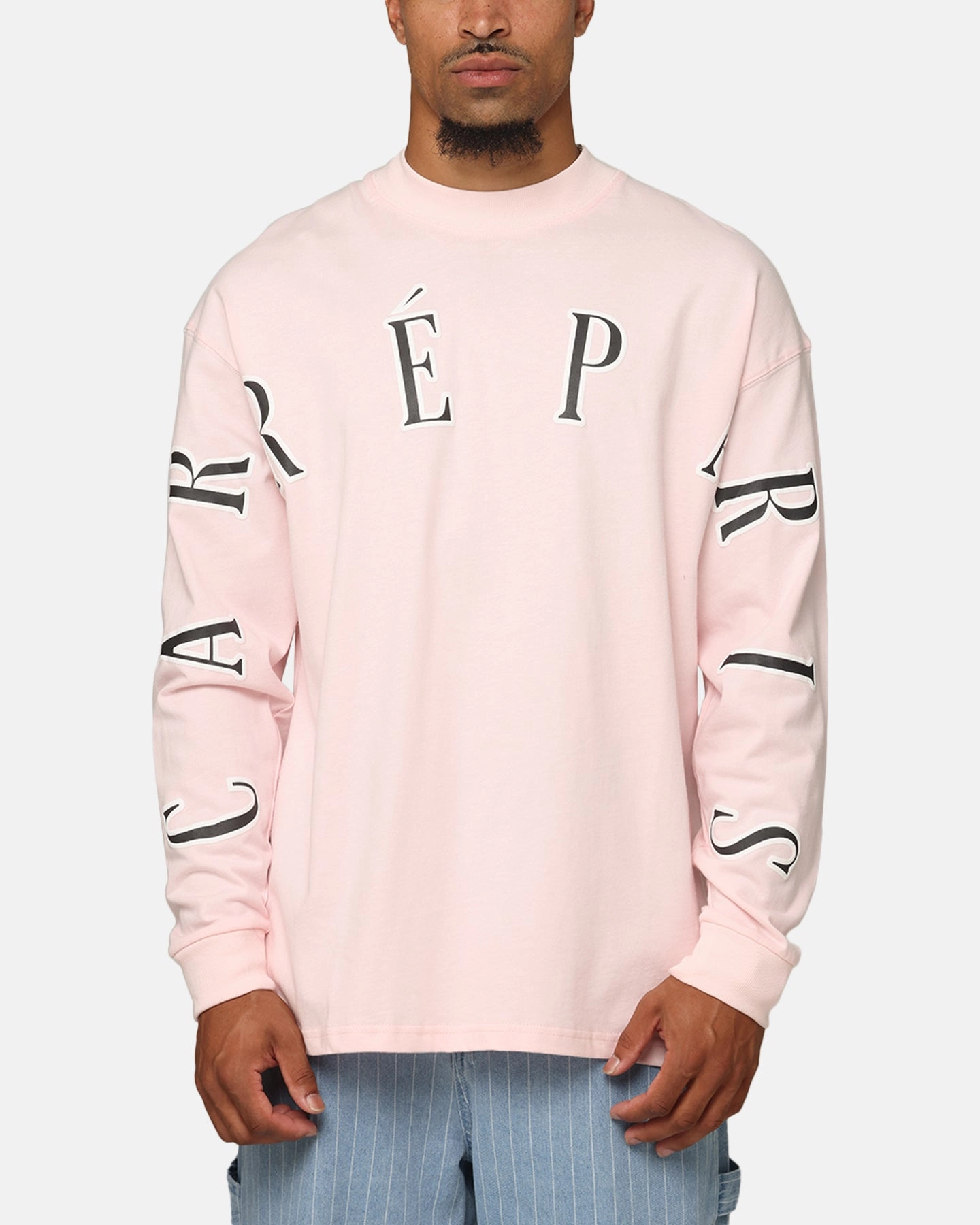 Carre Global Oversized Long Sleeve T-Shirt Pink perfect for all-day wear