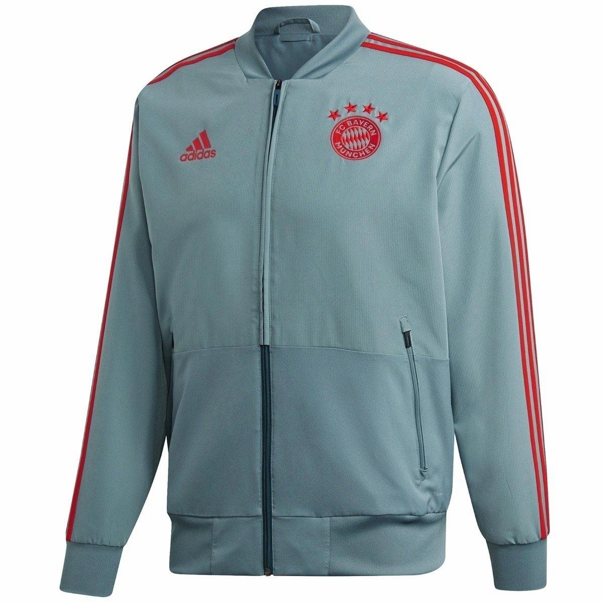 Bayern Munich training presentation Soccer tracksuit 2019 - Adidas style statement venue