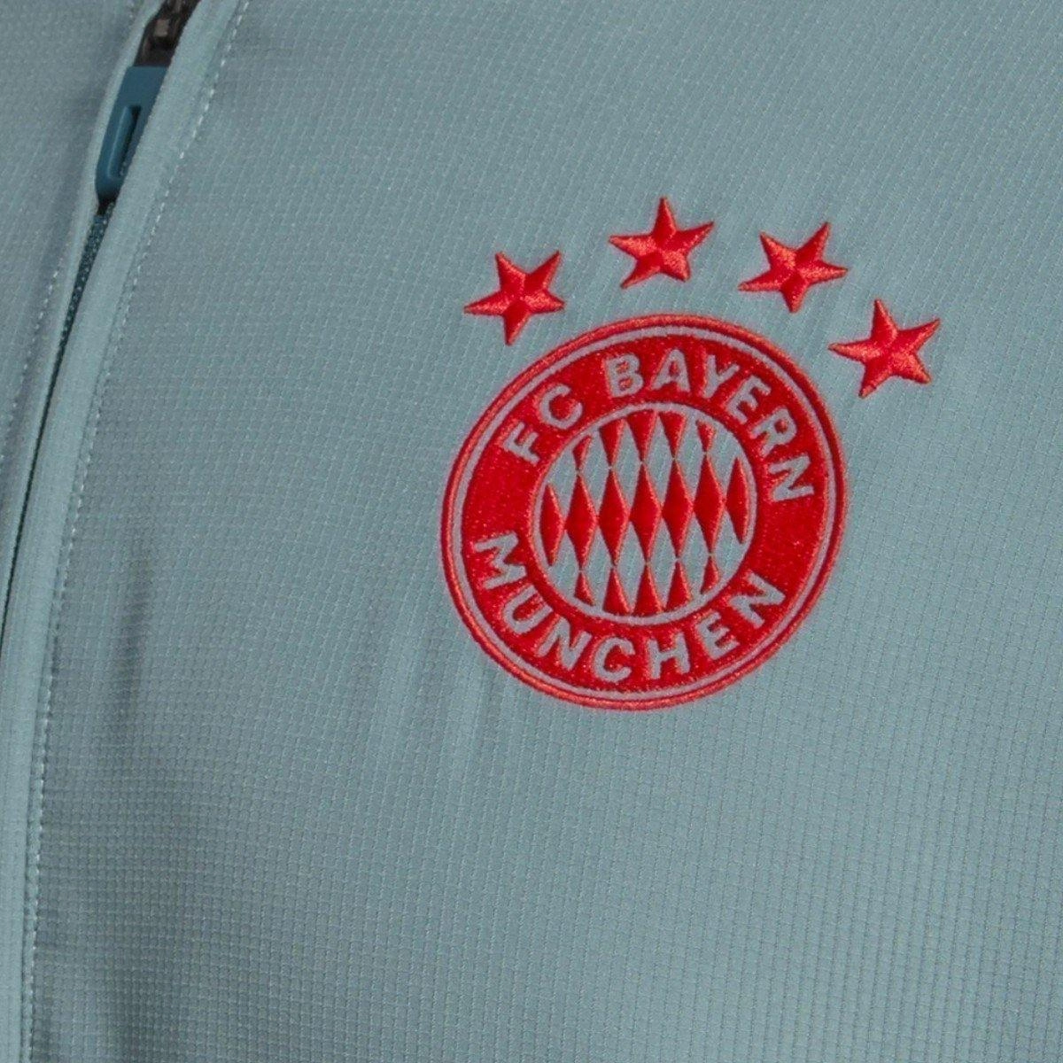 Performance Fabric Necklace Bayern Munich training presentation Soccer tracksuit 2019 - Adidas